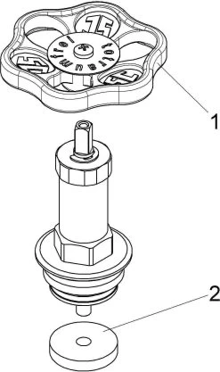 Schlösser Freistromventil-Oberteil 0018182000001 DN 20, G 3/4, Messing, Nichtsteigende Spindel -Langlebige Werkzeuge Schloesser Freistromventil Oberteil 0018182000001 DN 20 G 3 4 Messing nichtsteigende Spindel 2