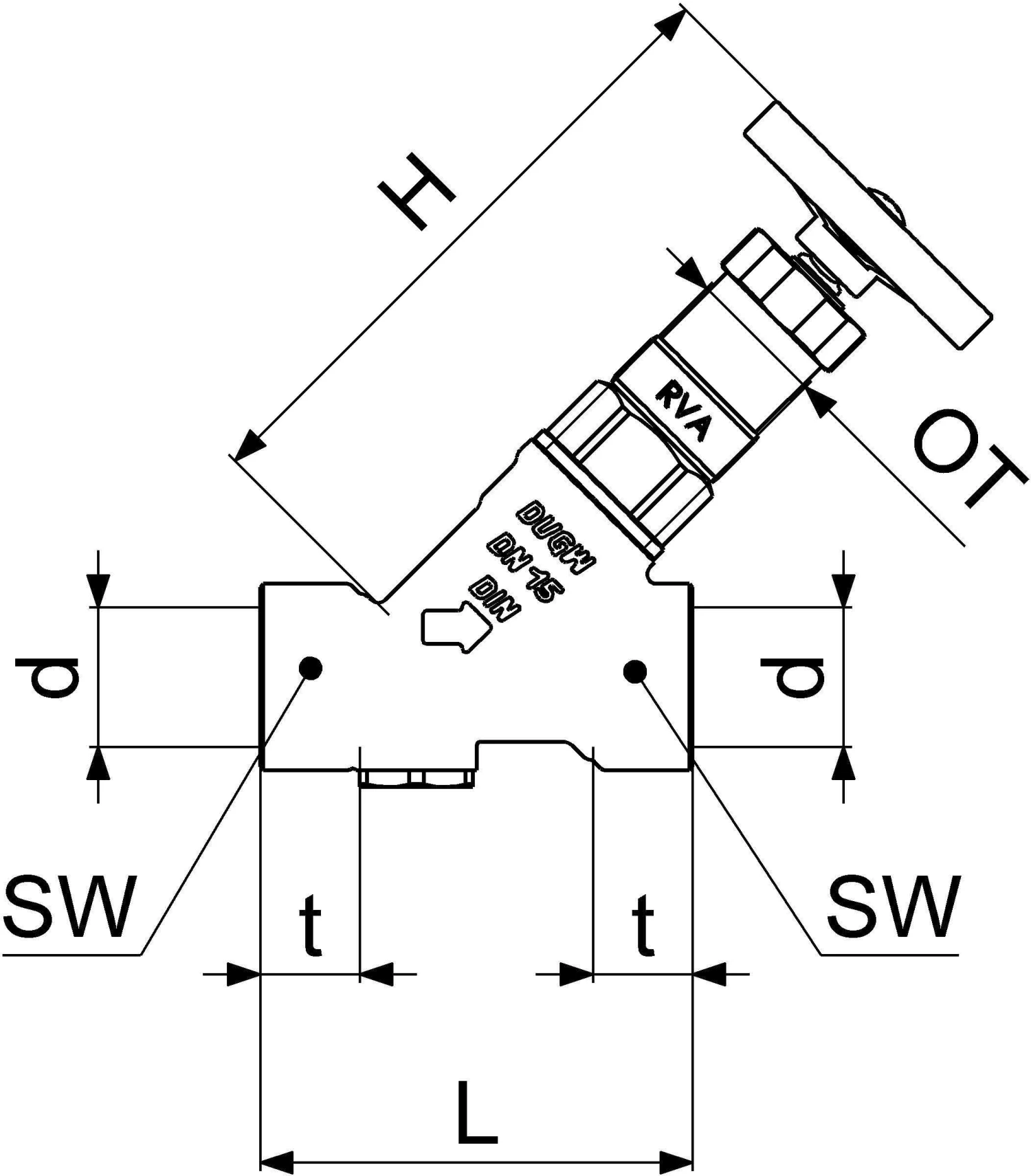 Schlösser KFR-Ventil 0016251500001 DN 15, Rp 1/2, Ohne Entleerung, Nichtsteigende Spindel 4 Schlösser KFR-Ventil 0016251500001 DN 15, Rp 1/2, Ohne Entleerung, Nichtsteigende Spindel – Bild 2