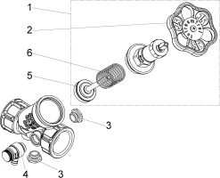 Schlösser KFR-Ventil 0016302500001 DN 25, Rp 1, Mit Entleerung, Nichtsteigende Spindel 7 Schlösser KFR-Ventil 0016302500001 DN 25, Rp 1, Mit Entleerung, Nichtsteigende Spindel -Langlebige Werkzeuge Schloesser KFR Ventil 0016302500001 DN 25 Rp 1 mit Entleerung nichtsteigende Spindel 2