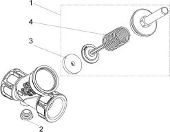 Schlösser Rückflussverhinderer 0013252500001 DN 25, Rp 1", Ohne Entleerung -Langlebige Werkzeuge Schloesser Rueckflussverhinderer 0013252500001 DN 25 Rp 1 ohne Entleerung 2