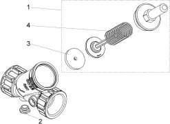 Schlösser Rückflussverhinderer 0013253200001 DN 32, G 1 1/4, Ohne Entleerung -Langlebige Werkzeuge Schloesser Rueckflussverhinderer 0013253200001 DN 32 G 1 1 4 ohne Entleerung 2