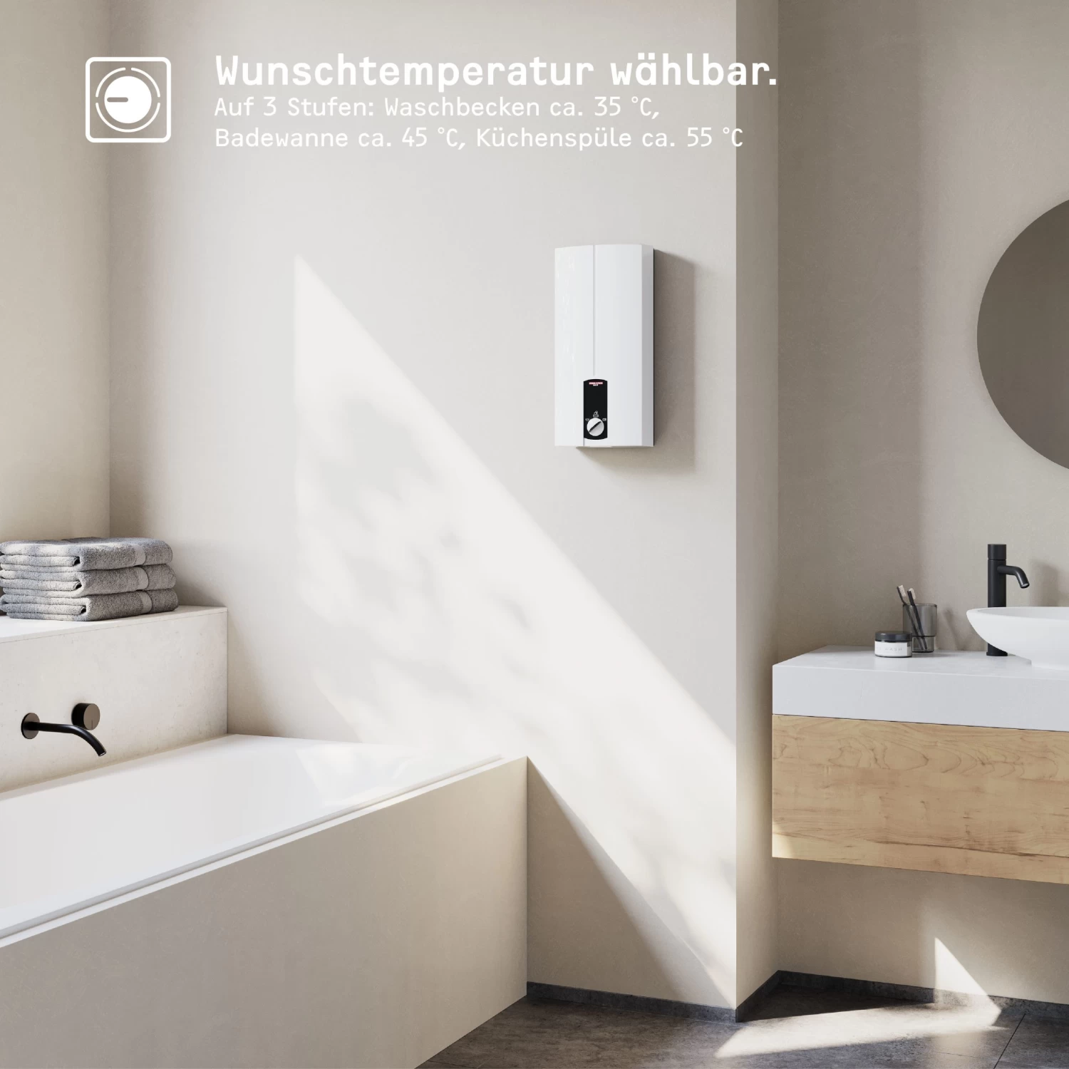 Stiebel Eltron DHB 21ST Durchlauferhitzer 227609 21 KW, Thermotronic, 400V, Weiss, Elektronisch 7 Stiebel Eltron DHB 21ST Durchlauferhitzer 227609 21 KW, Thermotronic, 400V, Weiss, Elektronisch – Bild 5