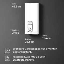 Stiebel Eltron Komfort-Durchlauferhitzer 236746 DHB-E LCD 27 KW, Elektronisch Geregelt, 400 V -Langlebige Werkzeuge Stiebel Eltron Komfort Durchlauferhitzer 236746 DHB E LCD 27 kW elektronisch geregelt 400 V 2