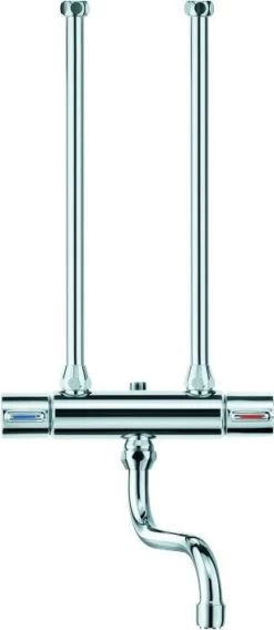 Stiebel Eltron Zweigriff-Mischarmatur 232605 Verchromt, Für Drucklose Speicher, Übertisch, Für Küche