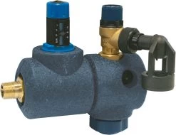 Syr - Sasserath Sicherheitsgruppe 0025.15.051 DN 15, 8 Bar, Gewinde G 1/2, Rohgelb