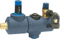 Syr - Sasserath Sicherheitsgruppe 0025.20.051 DN 20, 8 Bar, Gewinde G 3/4, Rohgelb