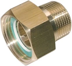 Syr - Sasserath Sonderverschraubung 0816.20.901 G 3/4 Mit Überwurf 3/4", Vernickelt