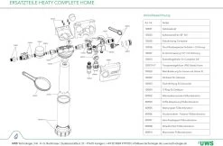 UWS Heaty Nachspeiseeinheit 100330 Max. Füllleistung 60 L/h -Langlebige Werkzeuge UWS Heaty Nachspeiseeinheit 100330 max. Fuellleistung 60 l h 2