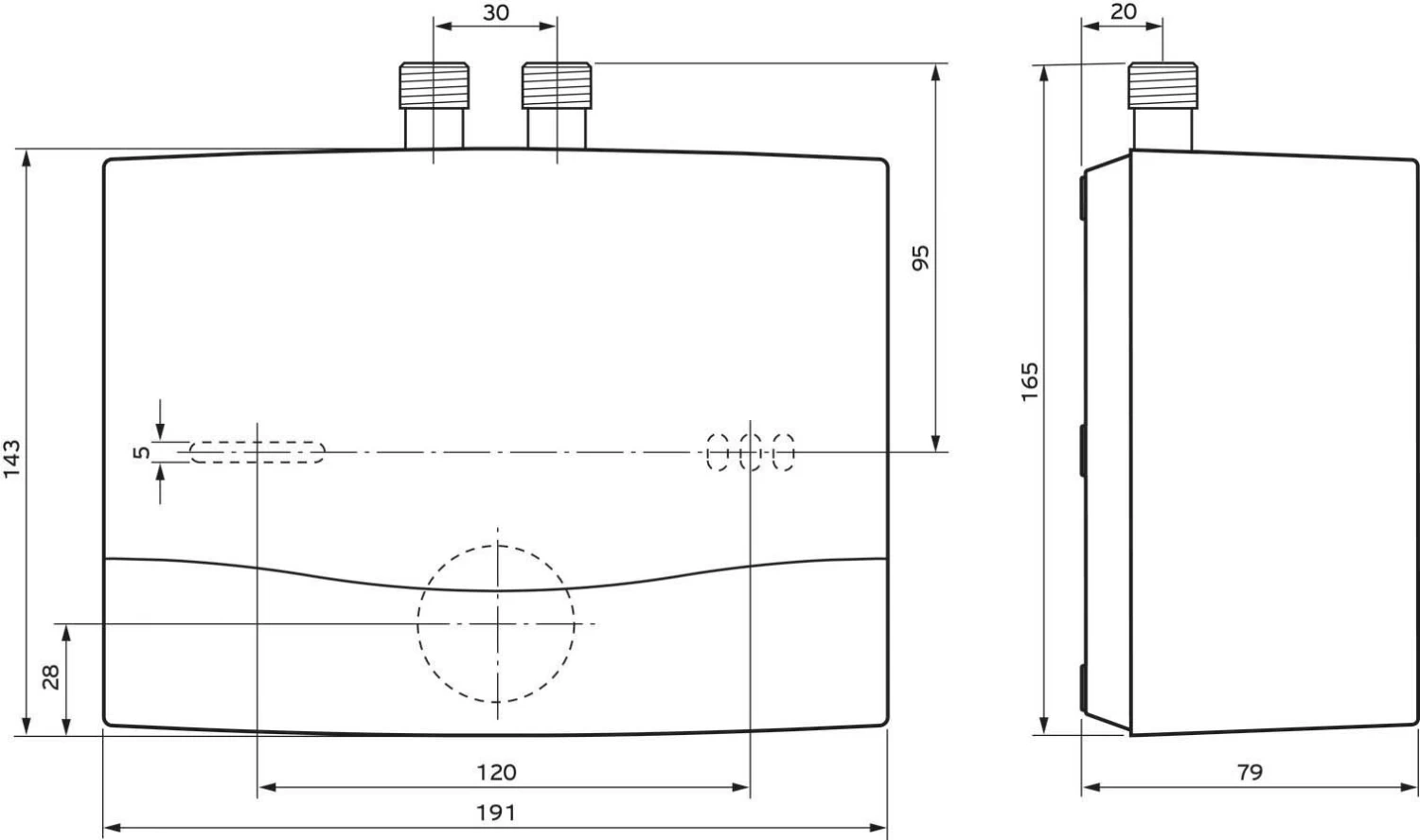 Vaillant MiniVED Mini-Elektro-Durchlauferhitzer 0010044423 MiniVED H 3/3N, 3,5 KW, Untertischgerät, Niederdruck 7 Vaillant MiniVED Mini-Elektro-Durchlauferhitzer 0010044423 MiniVED H 3/3N, 3,5 KW, Untertischgerät, Niederdruck – Bild 5