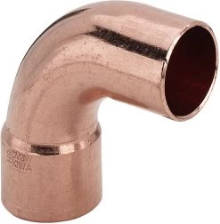 Viega Bogen 112028 54 Mm, 90°, Einsteckende, Kupfer