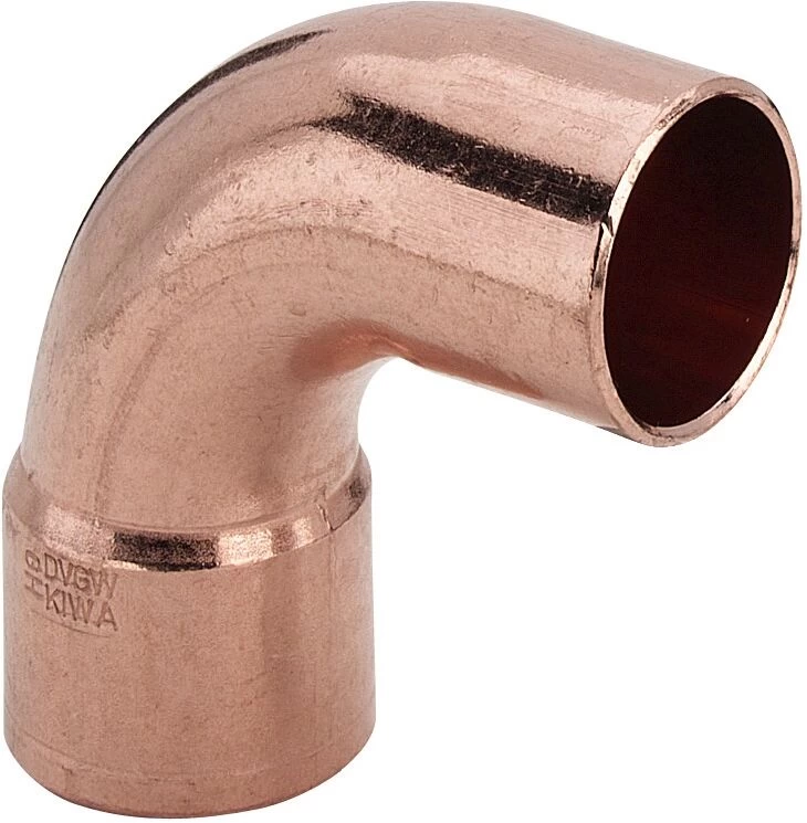 Viega Bogen 112028 54 Mm, 90°, Einsteckende, Kupfer 3 Viega Bogen 112028 54 Mm, 90°, Einsteckende, Kupfer