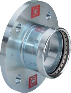 Viega Prestabo Flanschübergang 629946 76,1 Mm X DN 65, Stahl Unlegiert, Verzinkt, SC-Contur