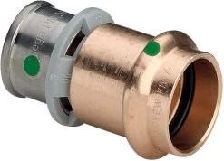 Viega Sanpress Übergangsstück 317423 16 X 15 Mm, Mit SC-Contur, Rotguss