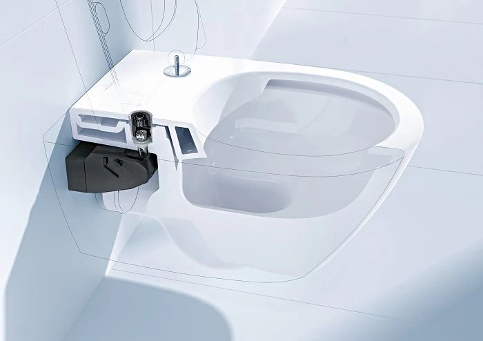 Villeroy & Boch Venticello WC Combi Pack 4611RLR1 Weiß Mit CeramicPlus, DirectFlush, Mit WC-Sitz 5 Villeroy & Boch Venticello WC Combi Pack 4611RLR1 Weiß Mit CeramicPlus, DirectFlush, Mit WC-Sitz – Bild 3