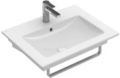 Villeroy & Boch Venticello Waschtisch 41246001 60 X 50 Cm, Weiß, Mit Hahnloch, Mit Überlauf
