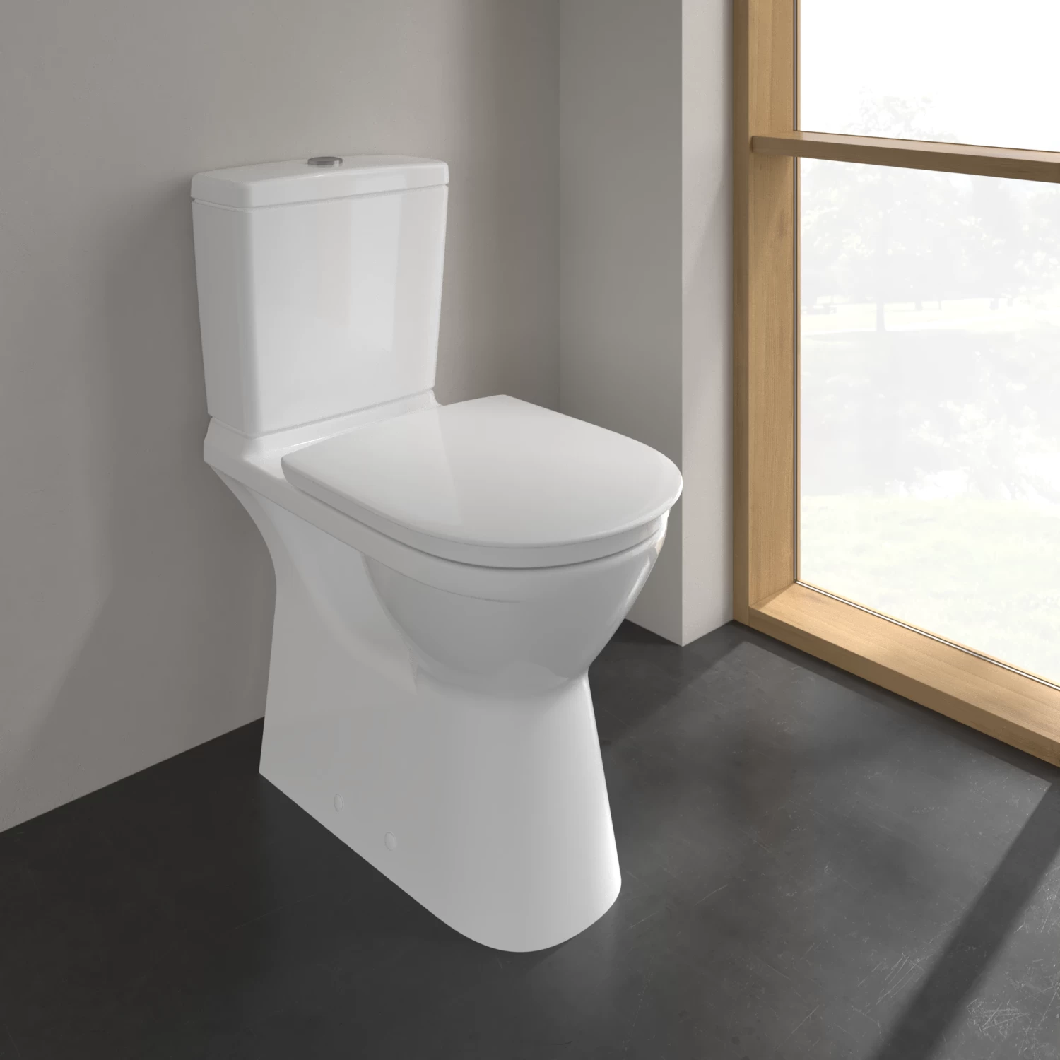 Villeroy Und Boch ViCare Stand-Tiefspül-WC 4620R001 Weiß, Für Kombination, Abgang Waagerecht, DirectFlush 7 Villeroy Und Boch ViCare Stand-Tiefspül-WC 4620R001 Weiß, Für Kombination, Abgang Waagerecht, DirectFlush – Bild 5