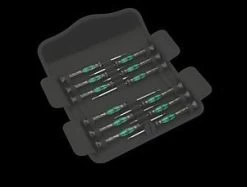 Wera Kraftform Micro 12 Universal Elektronik Schraubendrehersatz 05073675001 12-teilig