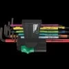 Wera Winkelschlüsselsatz 05024335001 967/9 TX BO Multicolour BlackLaser, 9-teilig