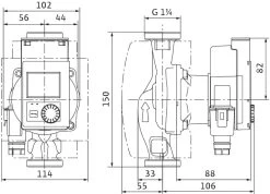 Wilo Stratos PICO-Z 20/0,5-4 Zirkulationspumpe 4255430 Nassläufer-Ausführung, Nur Für Trinkwasser Geeignet -Langlebige Werkzeuge Wilo Stratos PICO Z 20 05 4 Zirkulationspumpe 4255430 Nasslaeufer Ausfuehrung nur fuer Trinkwasser geeignet 2