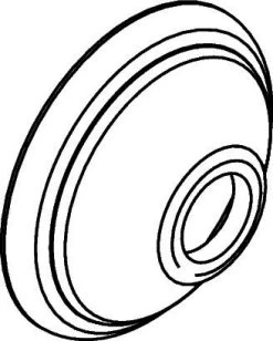 Hansgrohe Rosette Axor Montreux Wannenarmatur/ 98595000 Brausenarmatur Aufputz Chrom